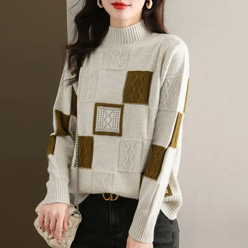 Mélange Knit Sweater