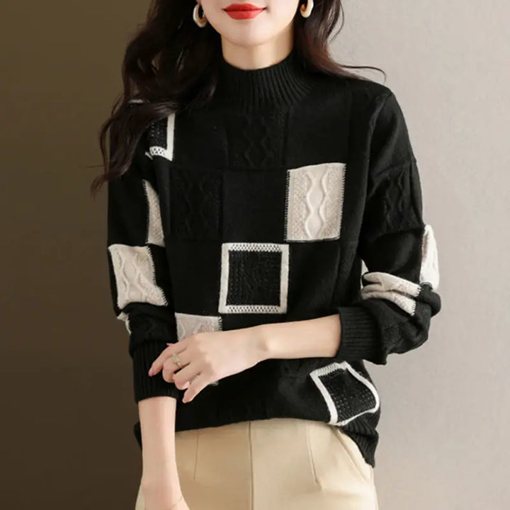 Mélange Knit Sweater