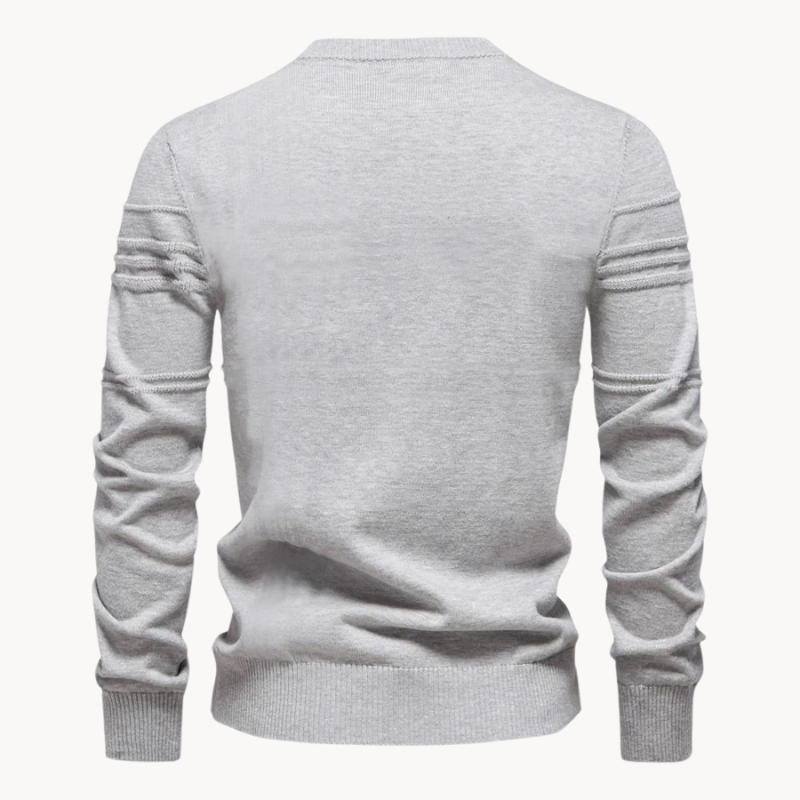 Kursava™ | Men's Sweater With Checkered Design